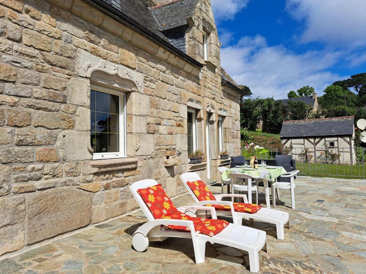 Вілла Breton Granite Stone House With Fantastic Sea Views Сен-Поль-де-Леон Екстер'єр фото